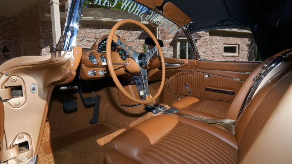 Golden Corvette Interior