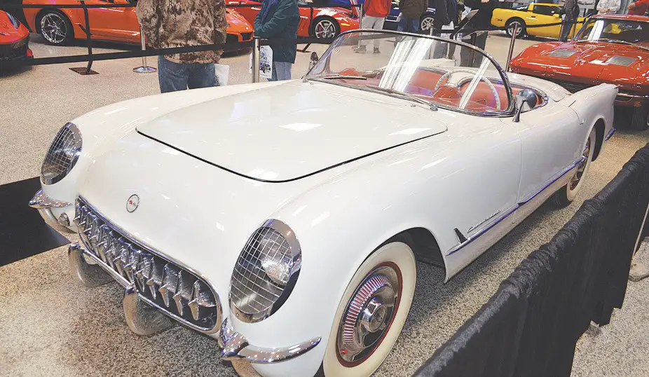 White 1953 Corvette