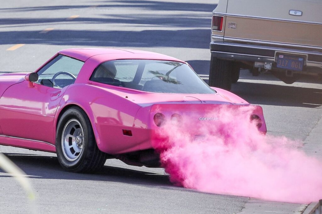 Pink C3 Corvette