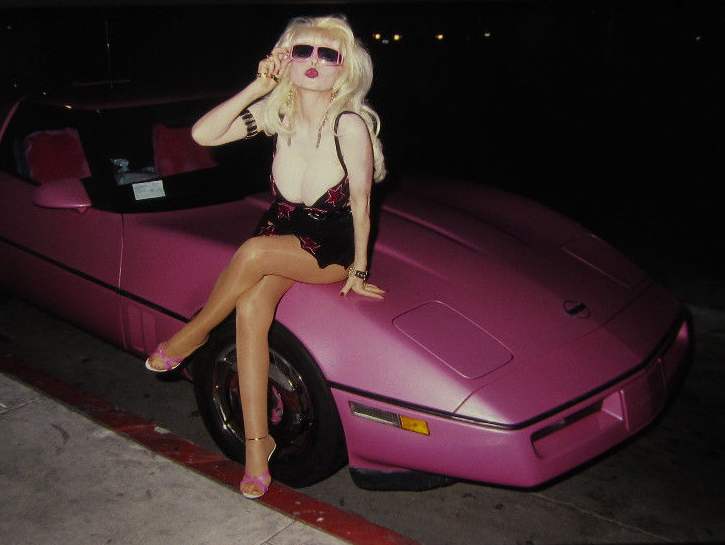 Angelyne's Pink Corvette